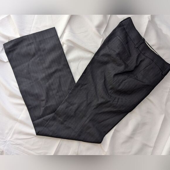 Jcrew nwot 100% wool Pinstripe navy super 120's cityfit size 2 NOT FACTORY - Picture 1 of 6